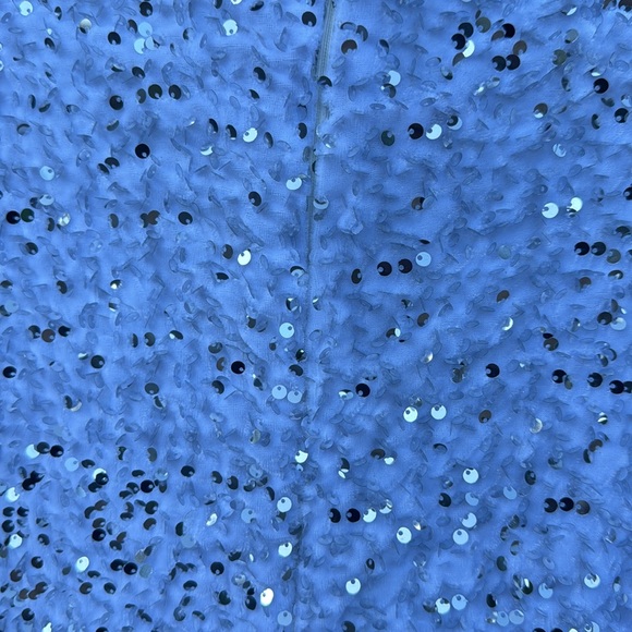 Short white sequin dress - Picture 7 of 8